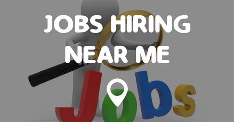 jobs hiring near my area